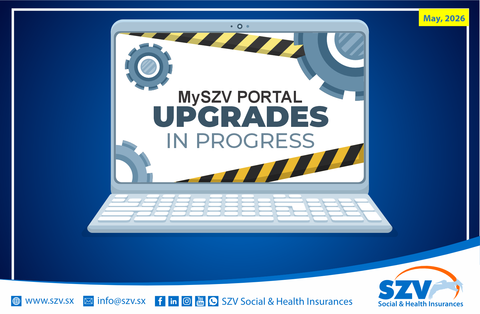 MySZV portal upgrades in progress